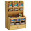Multi-Function Wooden Desktop Pen Holder Office School Stationery Storage Stand Case Desk Pen Pencil Organizer 1