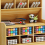 Multi-Function Wooden Desktop Pen Holder Office School Stationery Storage Stand Case Desk Pen Pencil Organizer 8