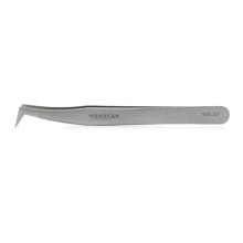 Eyelash extension tweezer set Straight and curved tips False eyelash tweezers Eyelash applicator tool-Big Seven tweezers - stainless steel version
