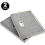 Pack Large Storage Box with Lid and Handle, Foldable Cube Storage Boxes Washable 2