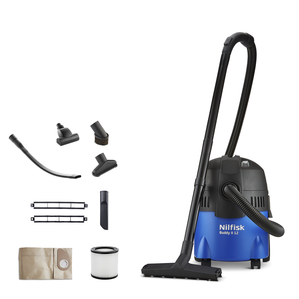 Buddy II 12 Car Cleaner Wet & Dry vacuum cleaner Nilfisk