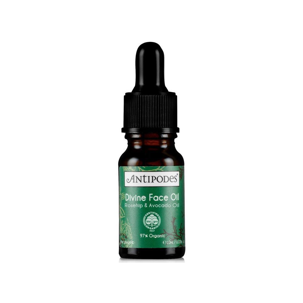 Antipodes Golden/Light/Orange Divine Face Oil Rosehip & Avocado Oil 10Ml - Image 5