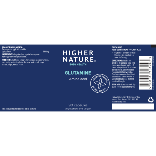 Higher Nature Higher Nature Glutamine Amino Acid 90's 2