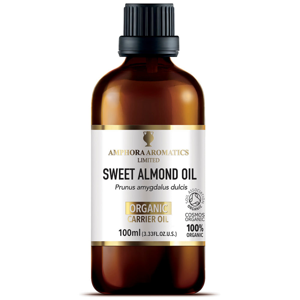 Amphora Aromatics Sweet Almond Oil Organic Carrier Oil 100Ml