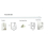 (40cm - 60cm) Extendable Telescopic White Net Curtain Rod 1