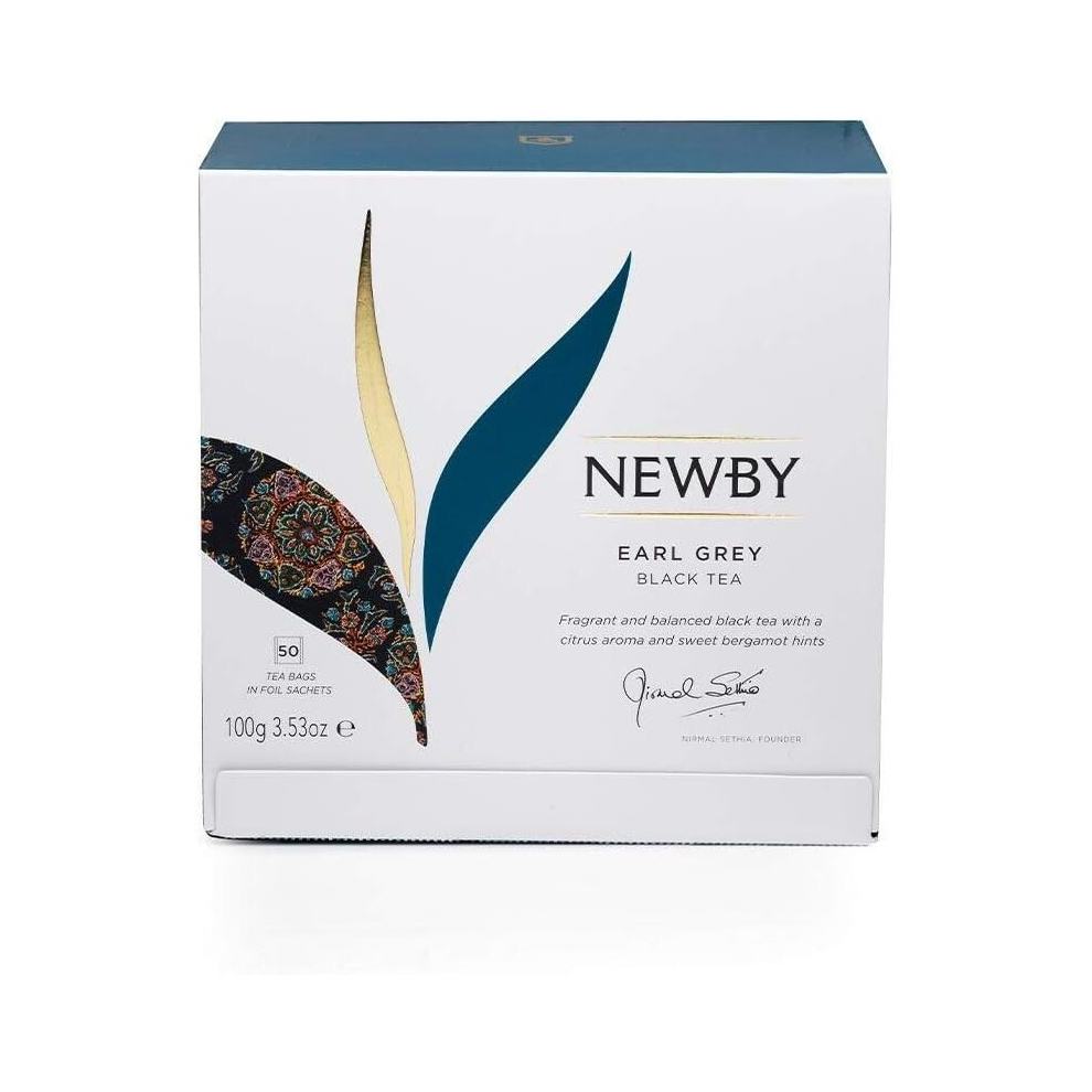 Newby Teas Earl Grey, 50 Teabags