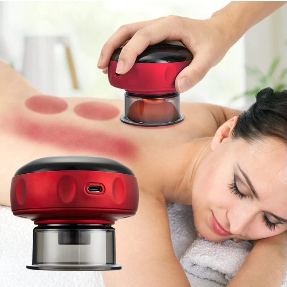 Red/Light Therapy Massager With Therapy Hijama Vacuum Cup Cupping Therapy Electric Machine