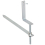 SPARES2GO Gutter Rise & Fall Bracket Universal Galvanised Steel Adjustable Fascia Support Kit 1