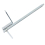 SPARES2GO Gutter Rise & Fall Bracket Universal Galvanised Steel Adjustable Fascia Support Kit 10
