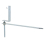 SPARES2GO Gutter Rise & Fall Bracket Universal Galvanised Steel Adjustable Fascia Support Kit 7