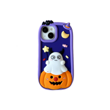 (iphone11) suitable for iphone15 Spooky Halloween cartoon silicone phone case