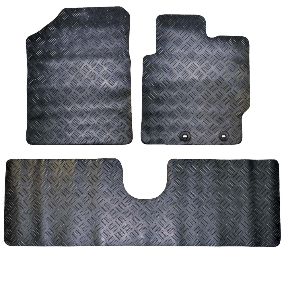Toyota Yaris Tailored Rubber Car Mats Mk3 2011-2020 5060704679679