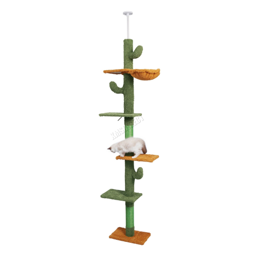 CAT008 FoxHunter Cactus Cat Tree Climbing Tower Scratch Post Condo Activity Centre on OnBuy