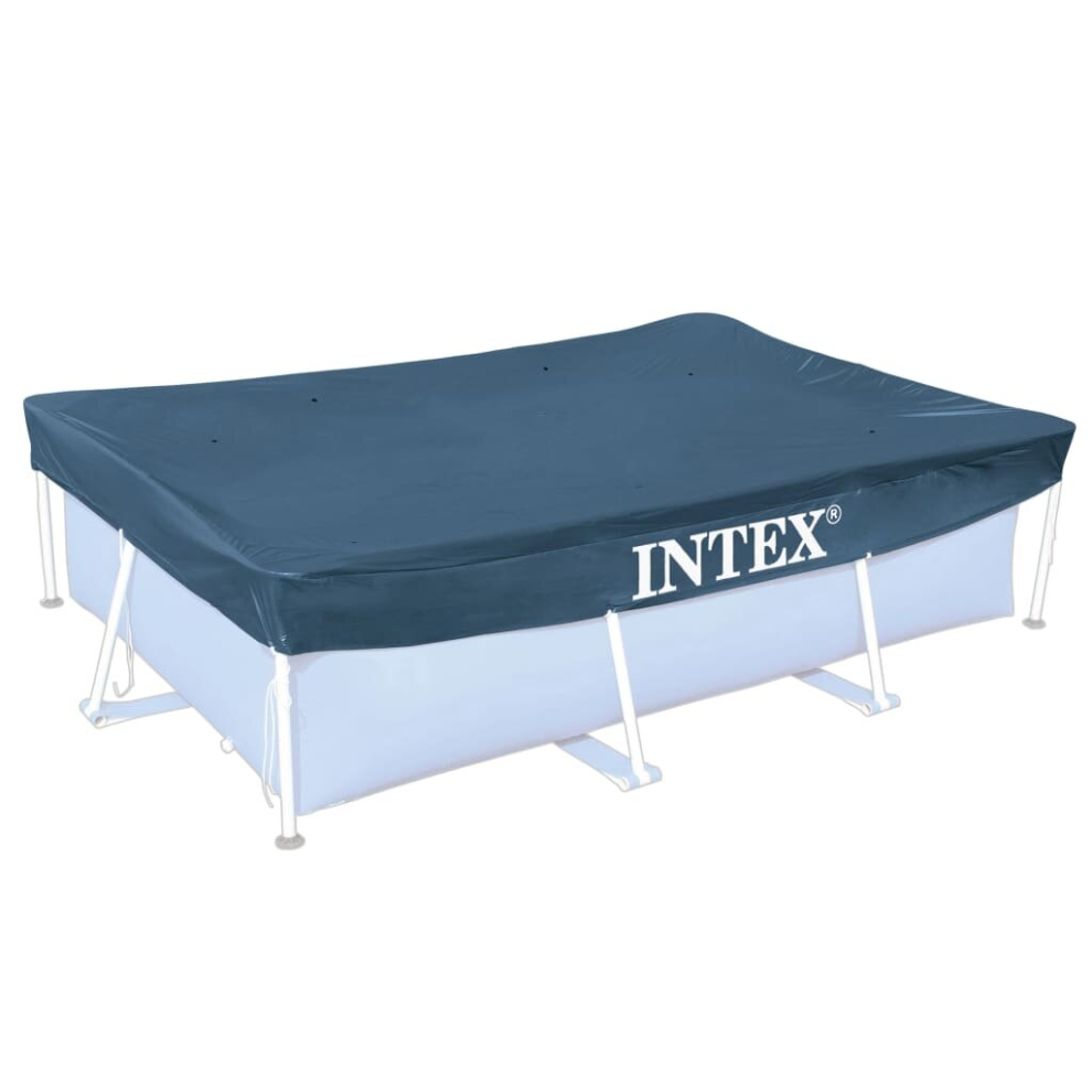 Intex Pool Cover Swimming Pool Protector Pool Safety Cover Rectangular 28038