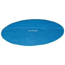 Intex Solar Pool Cover Pool Protector Pool Safety Cover Blue Polyethylene
