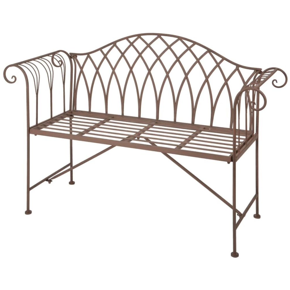 Esschert Design Garden Bench Metal Old English Style Patio Lawn Park MF009