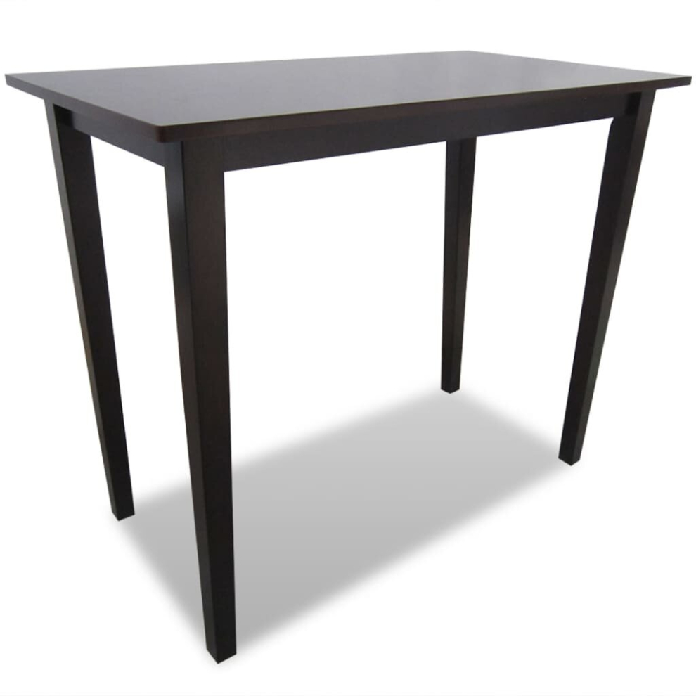 Bar Table Wood Console Side Dining Kitchen Table High-quality Brown Design