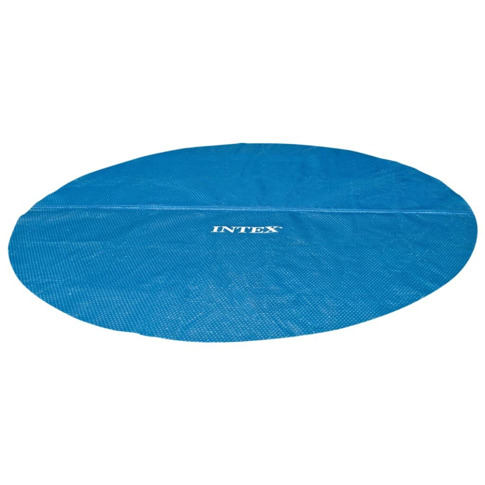 Intex Solar Pool Cover Pool Protector Pool Safety Cover Blue Polyethylene