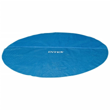 Intex Solar Pool Cover Pool Protector Pool Safety Cover Blue Polyethylene