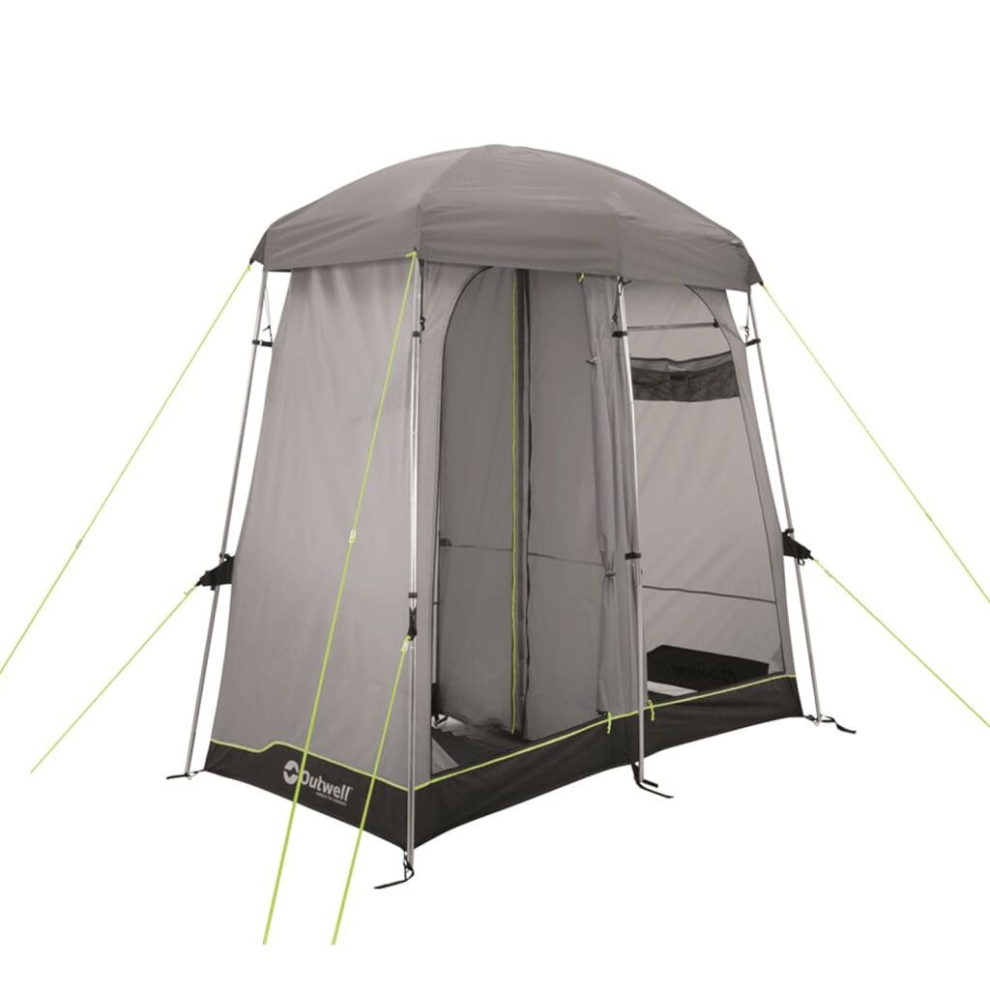 Outwell Double Shower Tent Outdoor Camping Privacy Enclosure Seahaven Grey