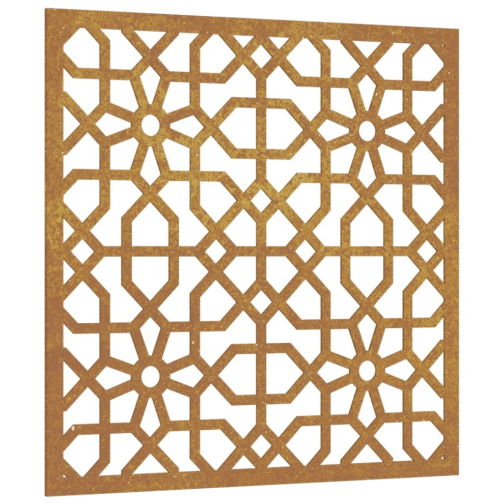 vidaXL Garden Wall Decoration Wall Art Wall Decor Corten Steel Moorish Design