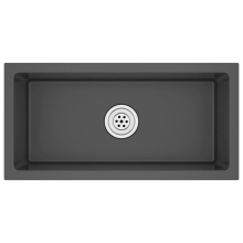 vidaXL Handmade Kitchen Sink Black Stainless Steel Plumbing Utility Basin