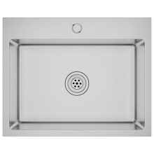vidaXL Handmade Kitchen Sink Stainless Steel Plumbing Fixture Utility Basin