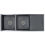 vidaXL Handmade Kitchen Sink Black Stainless Steel Under-mount Kitchen Basin 1