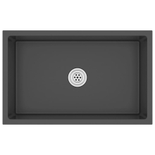 vidaXL Handmade Kitchen Sink Black Stainless Steel Plumbing Utility Basin