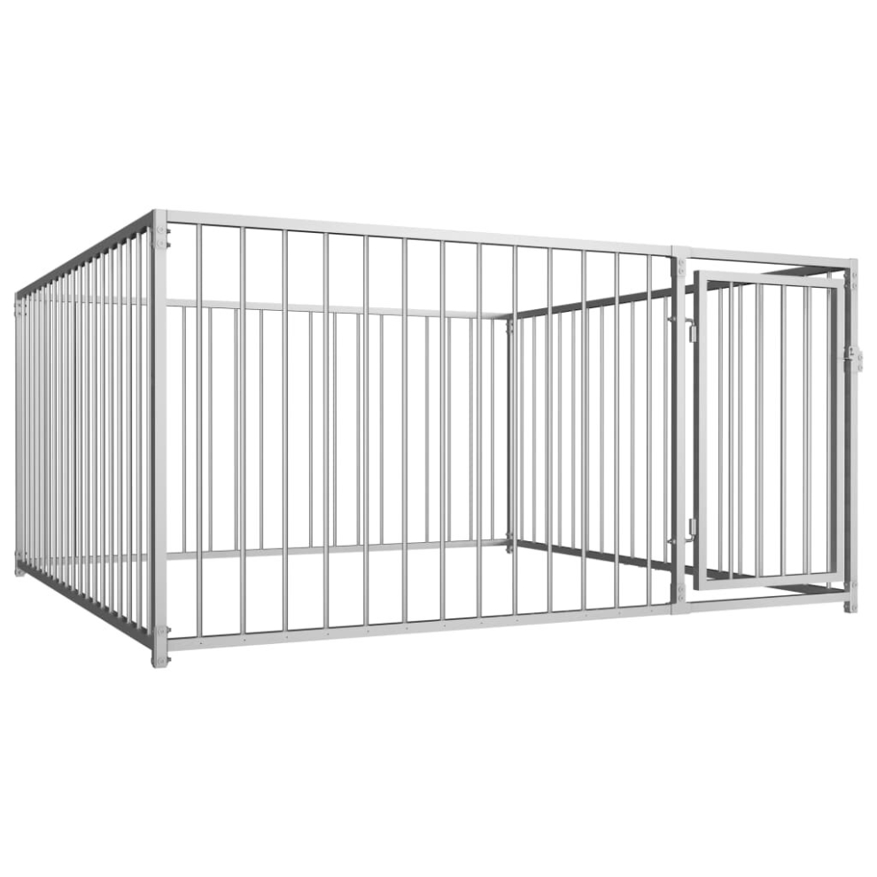 vidaXL Outdoor Dog Kennel 200x200x100 cm Puppy Pet House Garden Animal Cage