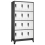 VidaXL vidaXL Locker Cabinet Anthracite and White Steel Office Storage Cabinet Locker 1