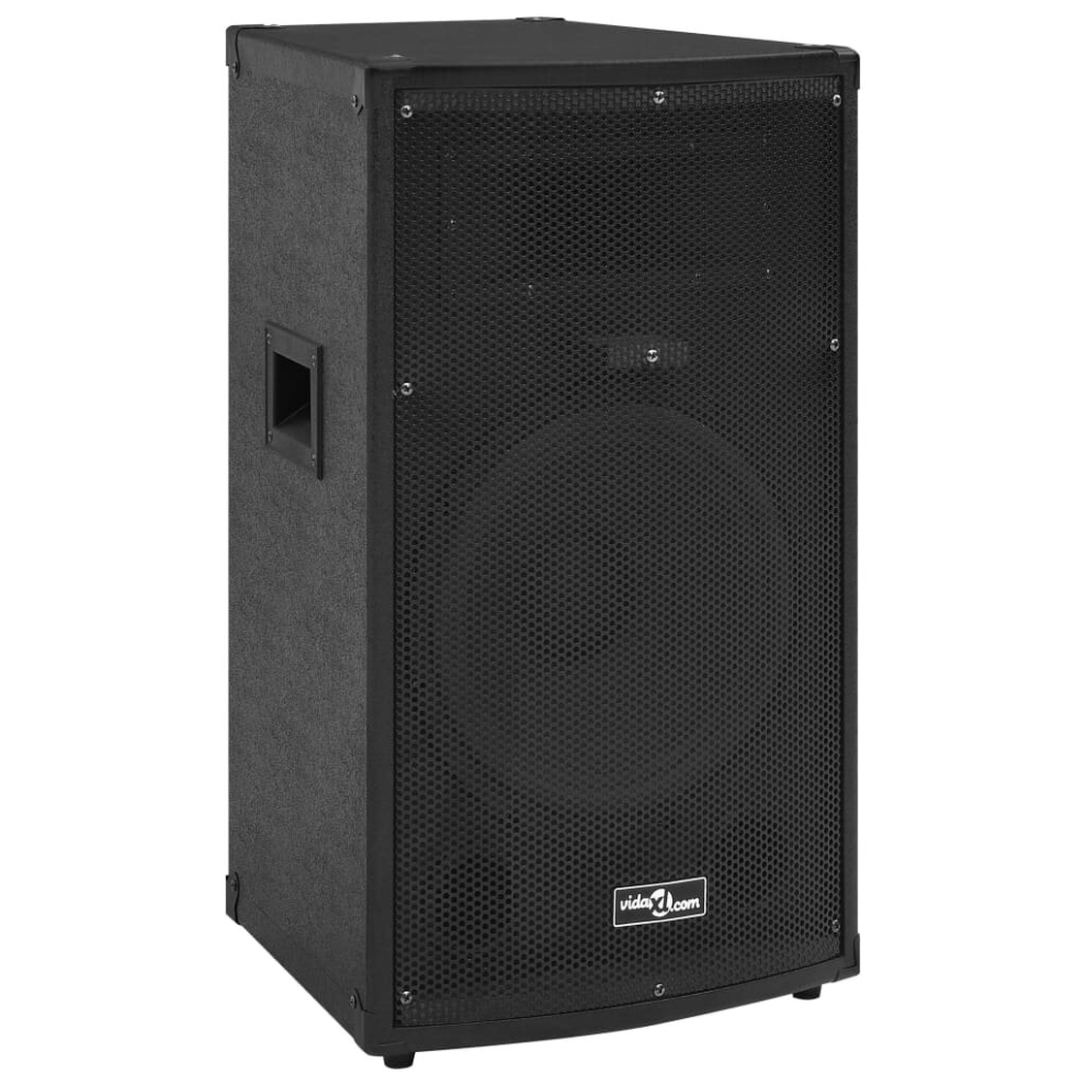 vidaXL Professional Passive Hifi Stage Speaker 1000 W Black Disco Club Party