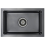 VidaXL vidaXL Handmade Kitchen Sink Black Stainless Steel Under-mount Kitchen Basin 1