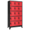 VidaXL vidaXL Locker Cabinet Anthracite and Red Steel Office Storage Cabinet Locker 1