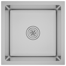 vidaXL Handmade Kitchen Sink Stainless Steel Plumbing Utility Waste Basin
