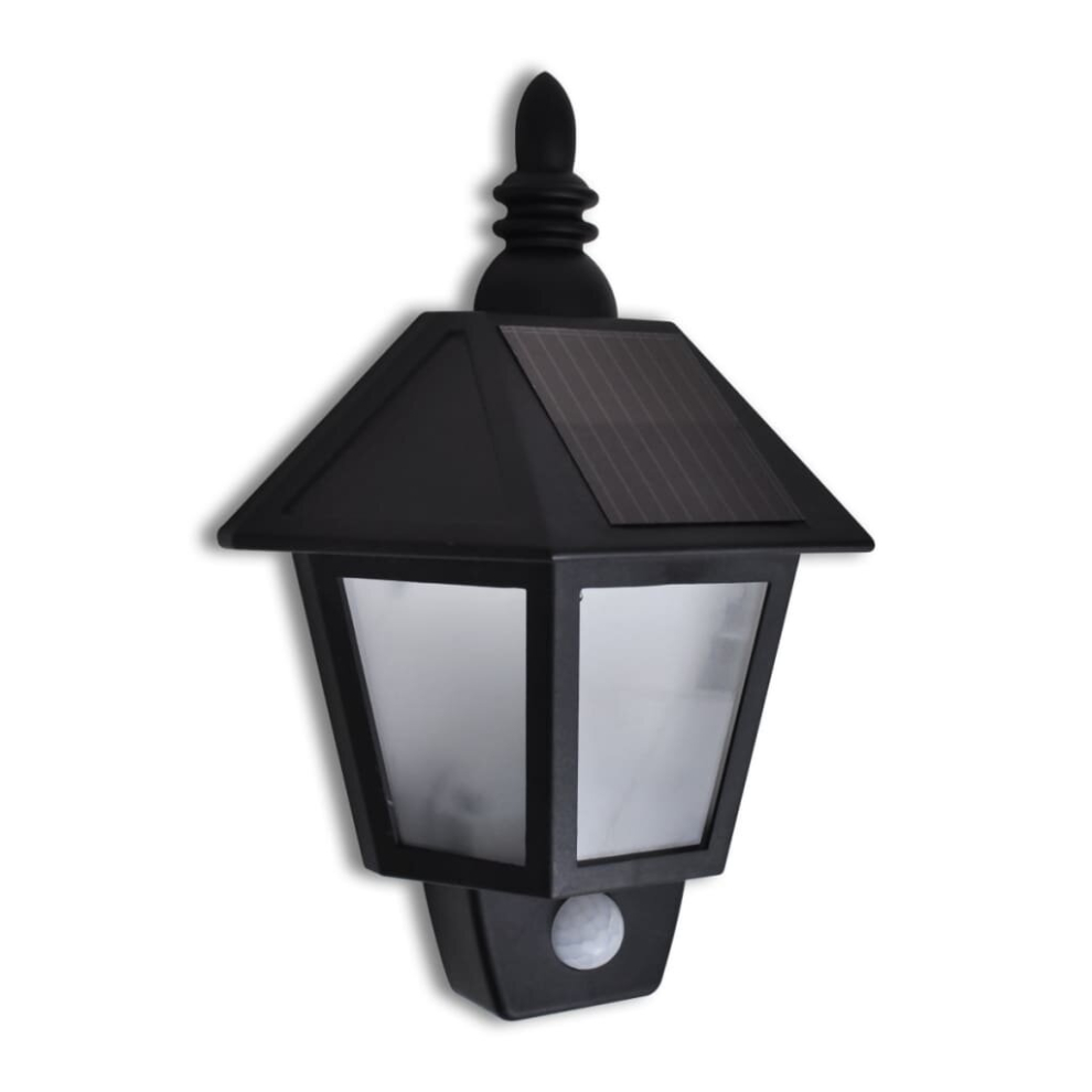 vidaXL Solar Wall Lamp with Motion Sensor Outdoor Garden Lighting Fixture