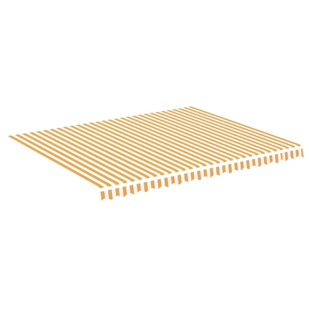 Vidaxl Replacement Fabric For Awning And 4.5X3.5 M Outdoor Canopy Yellow/White