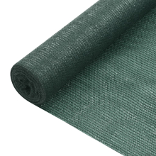 vidaXL Zaunblende Grün 3,6x25 m HDPE 75 g/m²