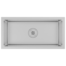 vidaXL Handmade Kitchen Sink Stainless Steel Plumbing Utility Waste Basin