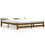 VidaXL vidaXL Solid Wood Pine Bed Frame Honey Brown 200x200 cm Bedstead Bed Base 1