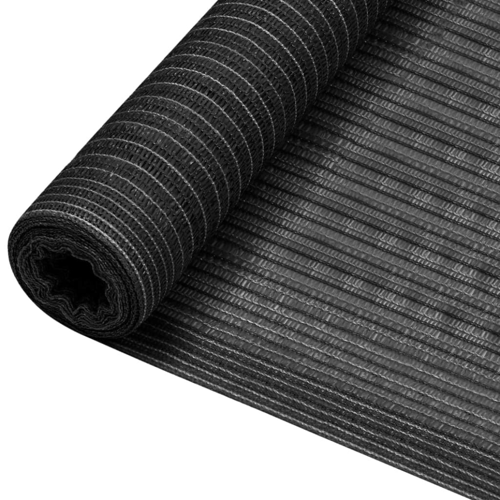 vidaXL Privacy Net Balcony Screen Sunshade Anthracite 1x25 m HDPE 195 g/m²