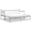 VidaXL vidaXL Pull-out Sofa Bed Frame Grey Metal for Day Sleeping Guest Sleepover 1