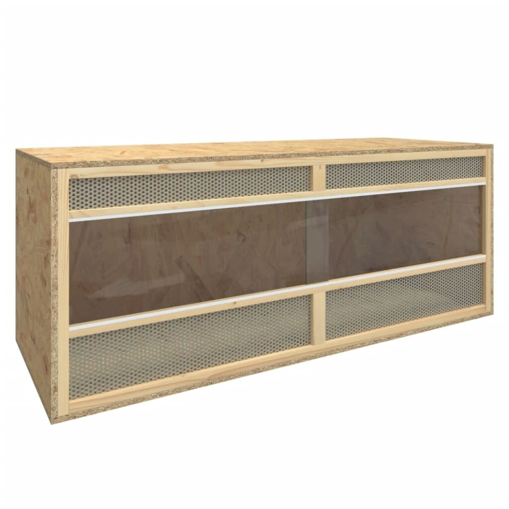 Vidaxl Terrarium Engineered Wood Reptile Feeding Box Reptile Habitat Terrarium