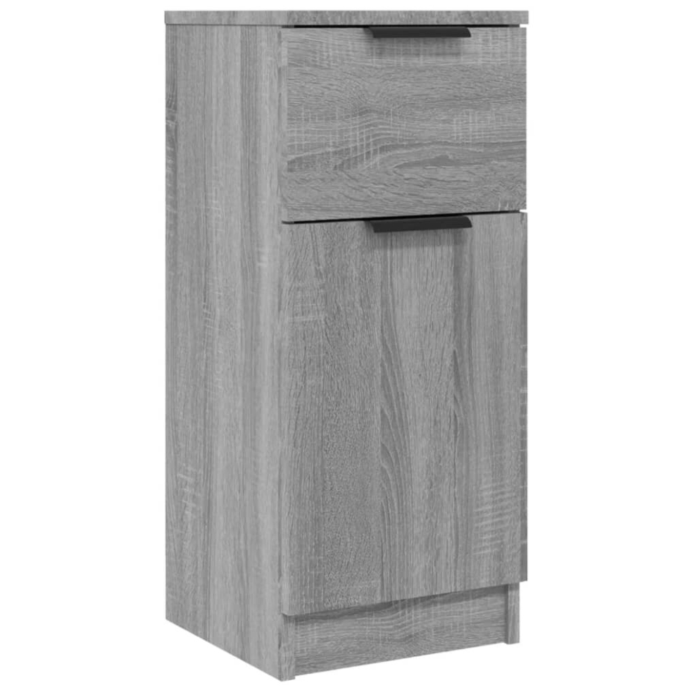 VidaXL Sideboard Grey Sonoma 30x30x70 cm Engineered Wood - Grey - Image 2