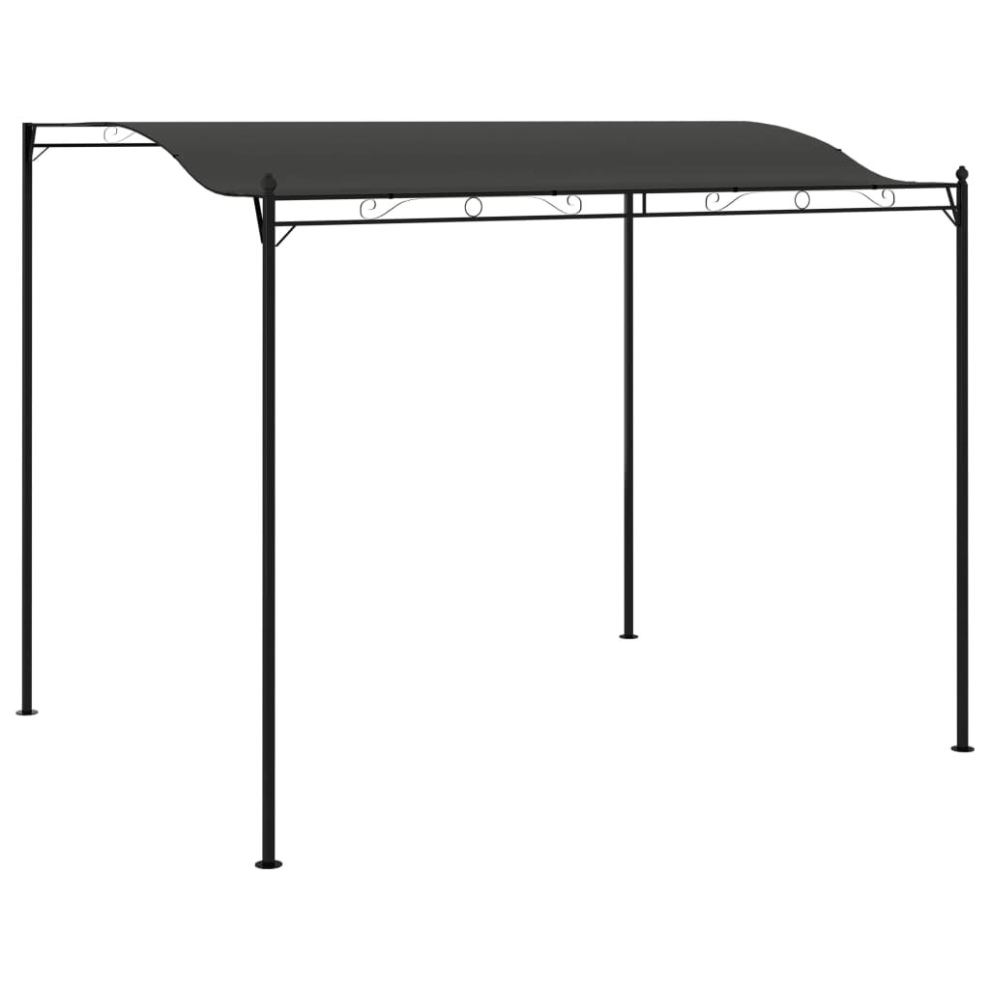 vidaXL Sunshade Awning 3x2.4m Anthracite Outdoor Garden Canopy Gazebo Cover