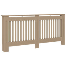 vidaXL Radiator Cover MDF Wood Grill Cabinet Heater Cover Shelf Heating Unit