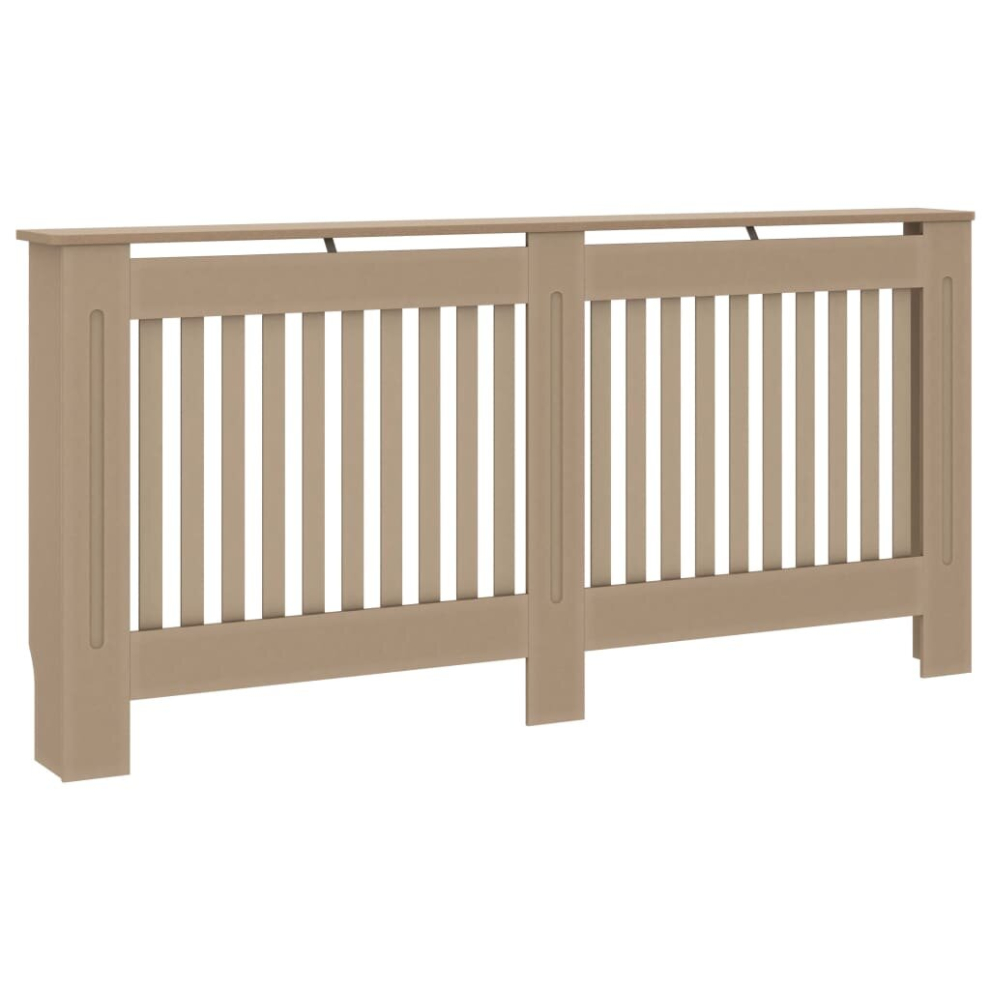 vidaXL Radiator Cover MDF Wood Grill Cabinet Heater Cover Shelf Heating Unit-image-OPC-P5XRV95-NEW