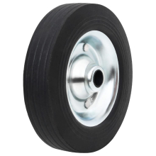 vidaXL Wheel for Jockey Wheel Ø20x5 cm Solid Rubber and Steel Tyre for Trailer