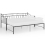 VidaXL vidaXL Pull-out Sofa Bed Frame Black Metal for Day Sleeping Guest Sleepover 1