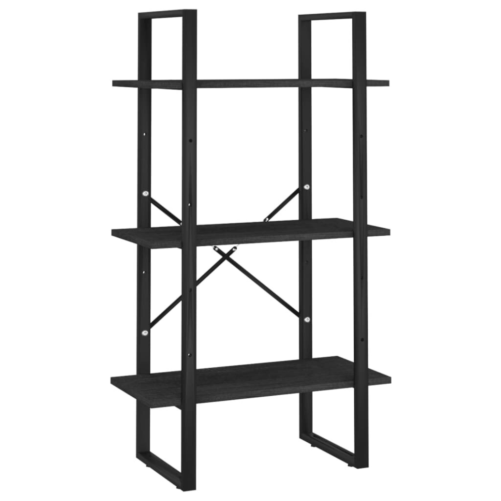 (black) vidaXL Storage Shelf Warehouse Stand Shelf Storage Organiser Storage Rack